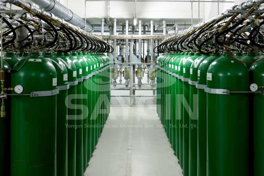 FE25 Gazlı Söndürme Sistemleri Çevre Dostu - Saygın Yangın